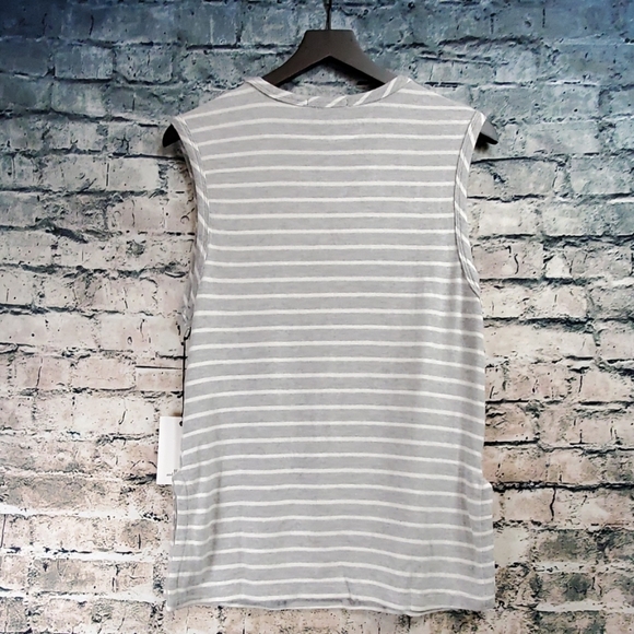 Hye Park and Lune | Dylan Gray and White Tank Top - Picture 6 of 8